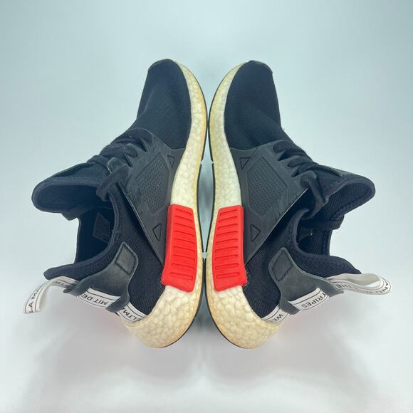 Adidas NMD XR1 Core Black Lace Up Lightweight Lifestyle Shoes BY1909 Mens Size 9 - Picture 7 of 10
